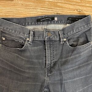 Banana Republic Men's Dark Gray Slim Jeans 32x32